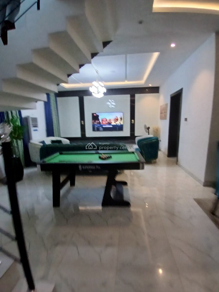 Fully Furnished 4bedroom Detached Duplex with a Room Bq, Lekki Scheme 2 By Abraham Adesanya Road, Lekki, Lagos, Detached Duplex for Rent