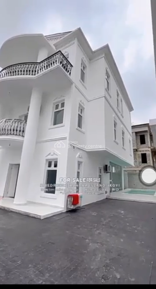 5bed Room Duplex with Bq & Pool, Banana Island, Ikoyi, Lagos, Detached Duplex for Rent