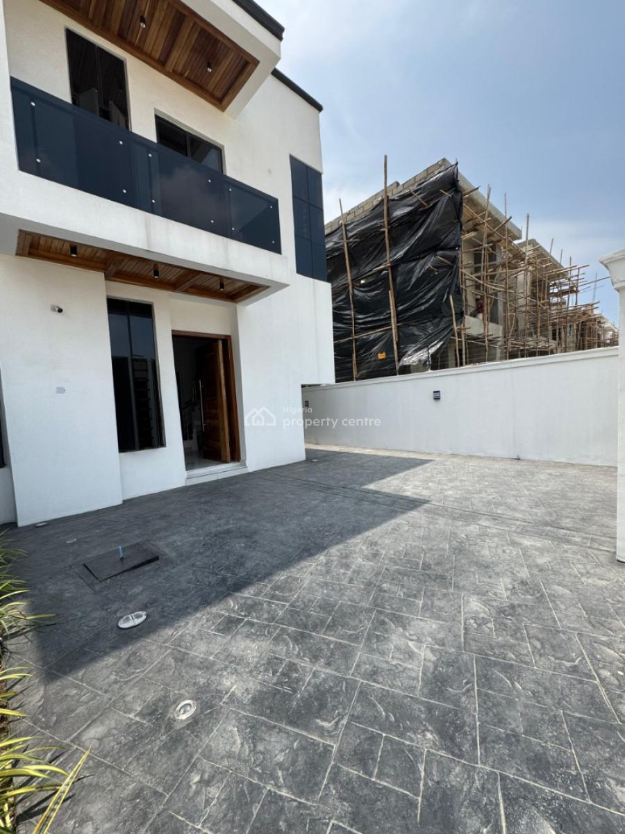 4bedroom Semi Detached Duplex with a Bq, Chevron, Lekki, Lagos, Semi-detached Duplex for Sale
