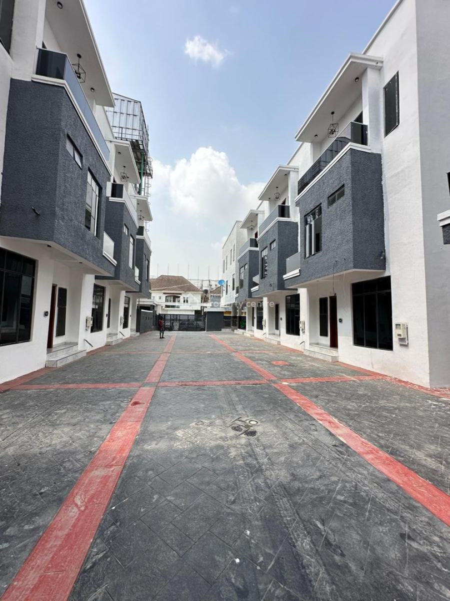 Lovely 4 Bedroom Terrace Duplex with a Bq , Swimming Pool, Gym, Chevron, Lekki, Lagos, Terraced Duplex for Sale