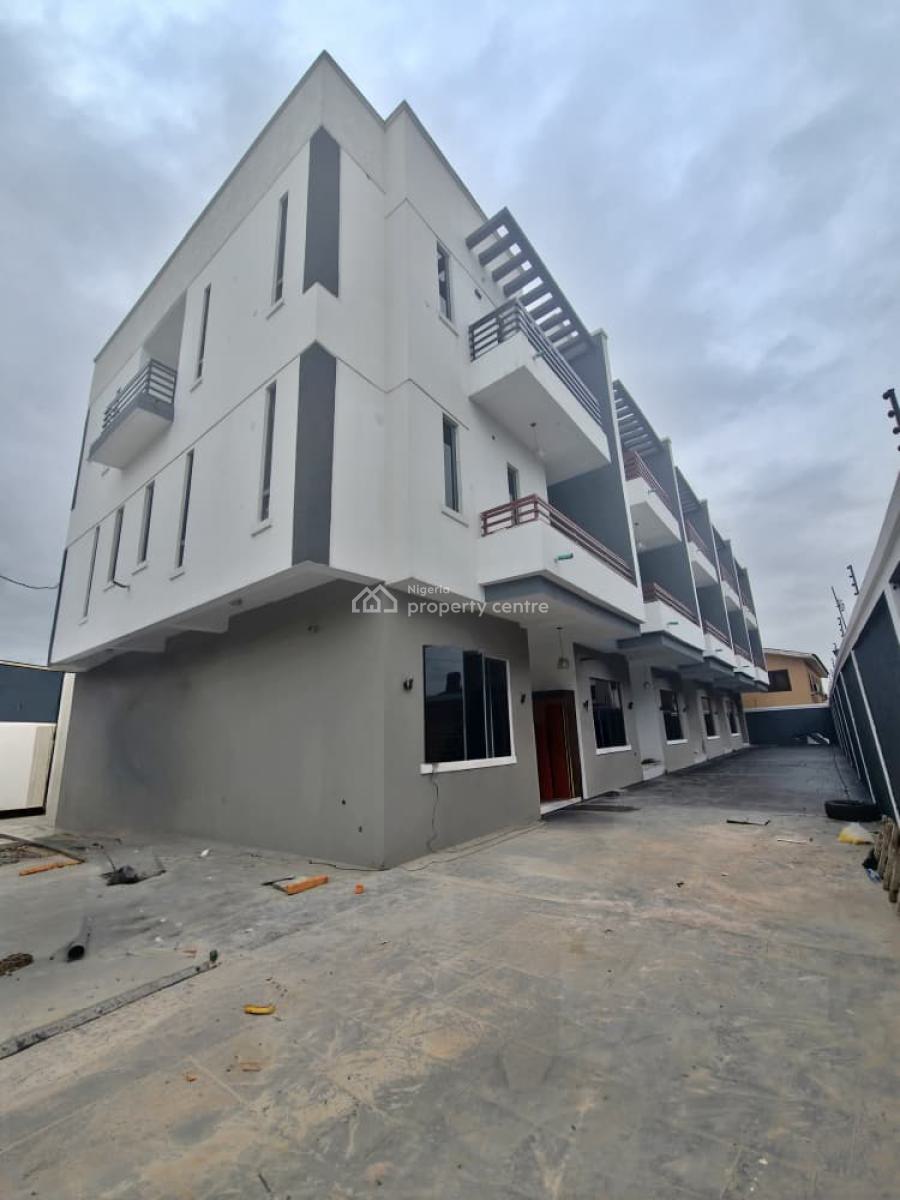 New 4-bedroom Terraced Duplex, Magodo, Lagos, House for Sale