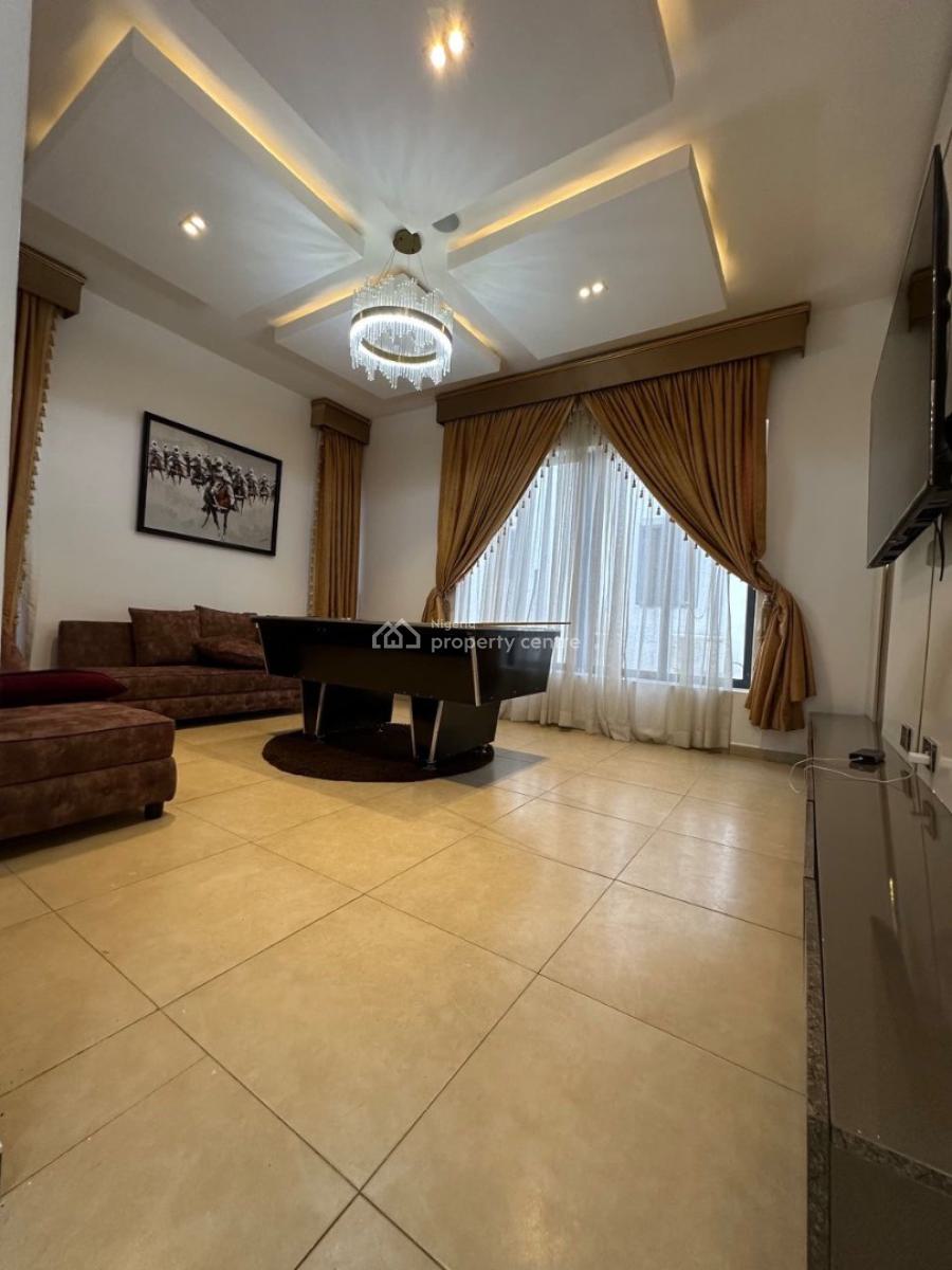 Luxury 4 Bed Duplex with Snooker, Jacuzzi and Fast Wifi, Available for Parties ( T & C Applies), Ikate, Lekki, Lagos, House Short Let