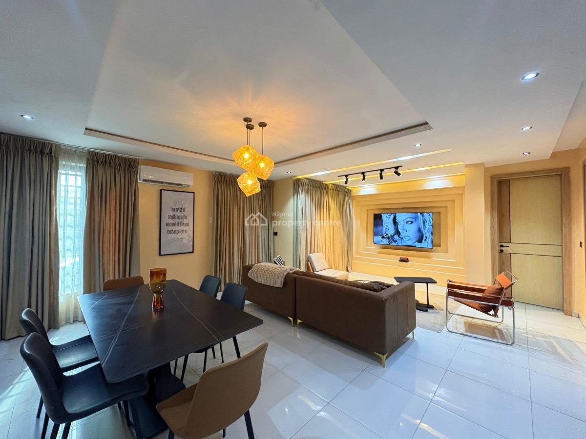Luxurious 3 Bedroom Maisonette with Ps5 and Swimming Pool, Perfect for Staycations, Lekki Phase 1, Lekki, Lagos, Flat / Apartment Short Let