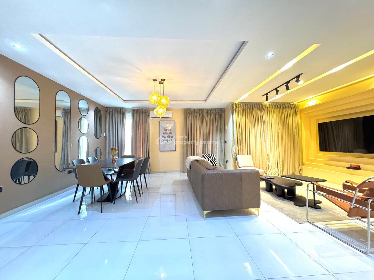 Luxurious 3 Bedroom Maisonette with Ps5 and Swimming Pool, Perfect for Staycations, Lekki Phase 1, Lekki, Lagos, Flat / Apartment Short Let