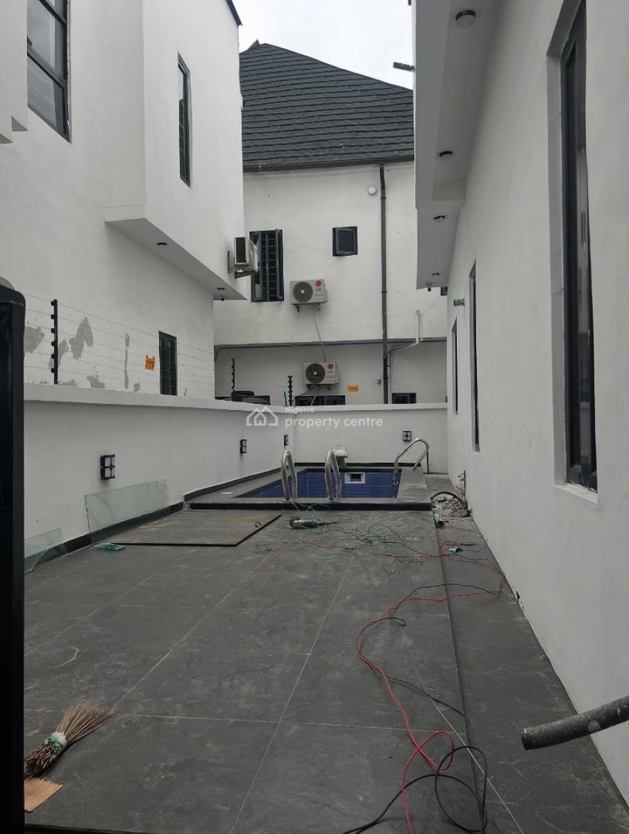 Lovely 5 Bedroom Detached Duplex with Swimming Pool and Bq, Chevron, Lekki, Lagos, Detached Duplex for Rent