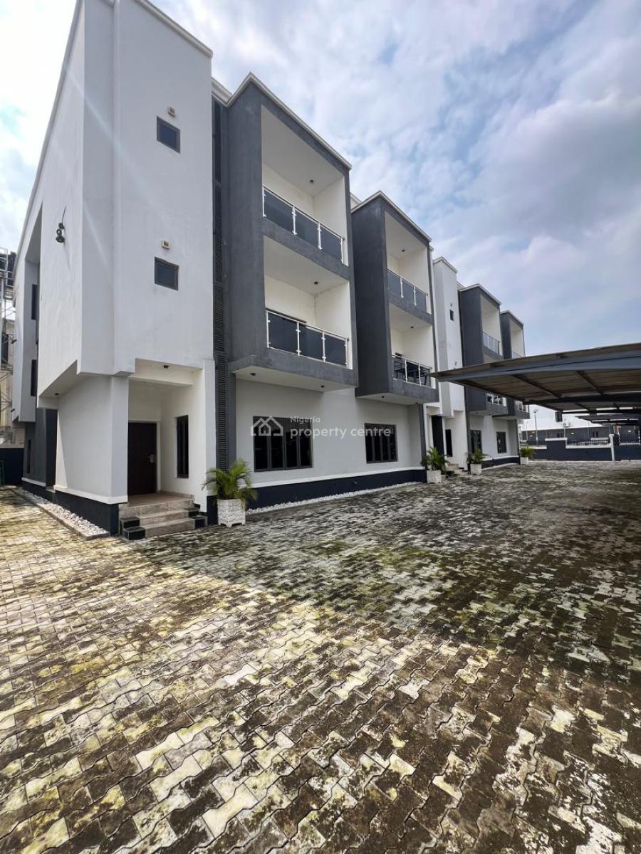 Brand New Opulence 4 Units of 4 Bedrooms Terrace Duplex with a Bq Each, By Gilmore, Jahi, Abuja, Terraced Duplex for Sale