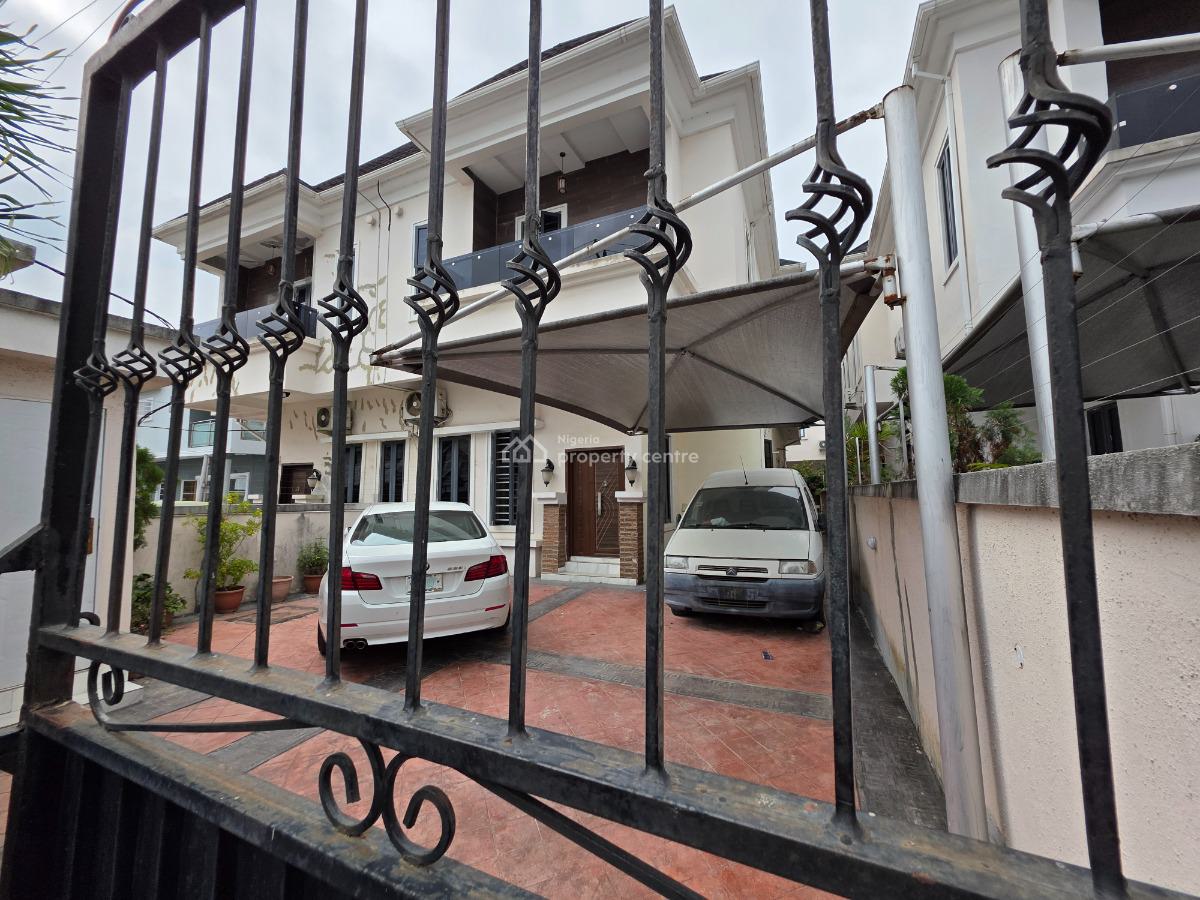 Lovely Four (4) Bedroom Semi-detached Duplex with a Bq, Chevron Tollgate, Lekki, Lagos, Semi-detached Duplex for Rent