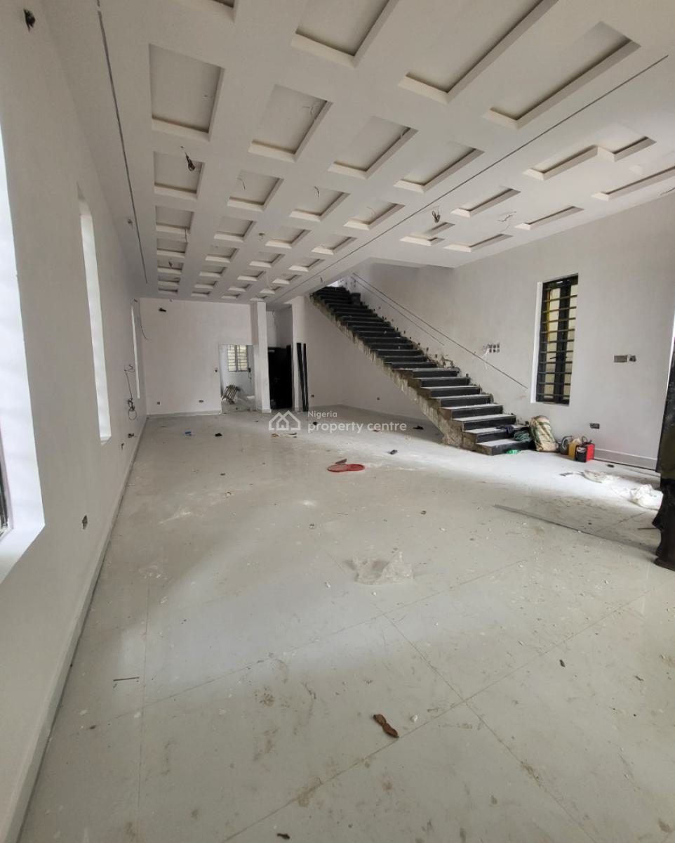 Newly Built 5 Bedrooms Fully Detached House with Bq, Inside an Estate, Sangotedo, Ajah, Lagos, Detached Duplex for Sale