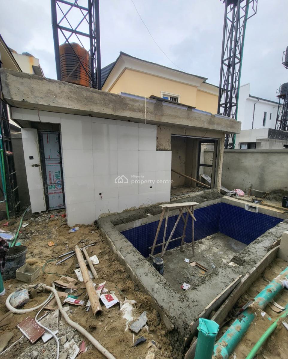 Newly Built 5 Bedrooms Fully Detached House with Bq, Inside an Estate, Sangotedo, Ajah, Lagos, Detached Duplex for Sale