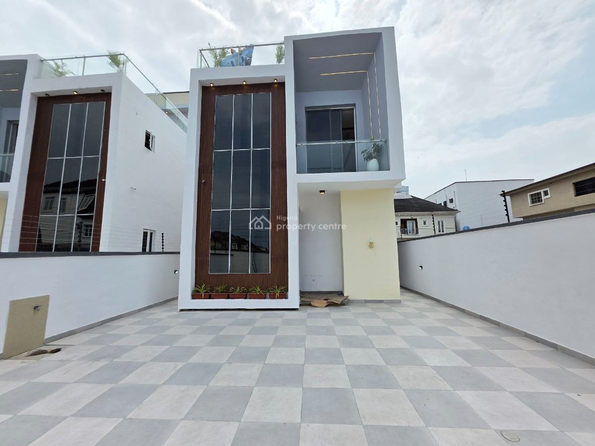 Charming 5 Bedroom Detached Duplex with Pool, Cinema & Bq, Chevron, Lekki, Lagos, Detached Duplex for Sale