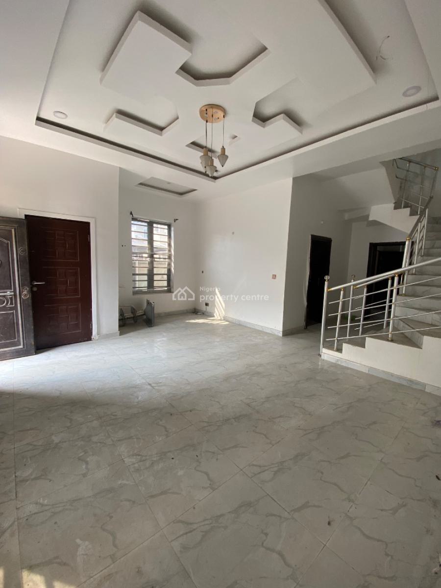 Distress 4bedroom Semidetached Duplex & Bq,big Compound,buy & Renovate, Lekki Palm City, Ajah, Lagos, House for Sale