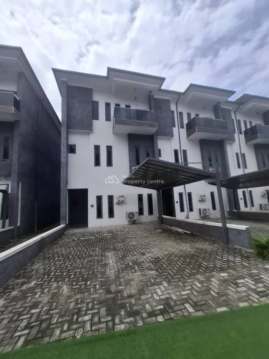 New Luxury Estate  20 Units of 4 Bedroom  Duplex with Bq Furnished, Chevron, Lekki Phase 2, Lekki, Lagos, Semi-detached Duplex for Sale