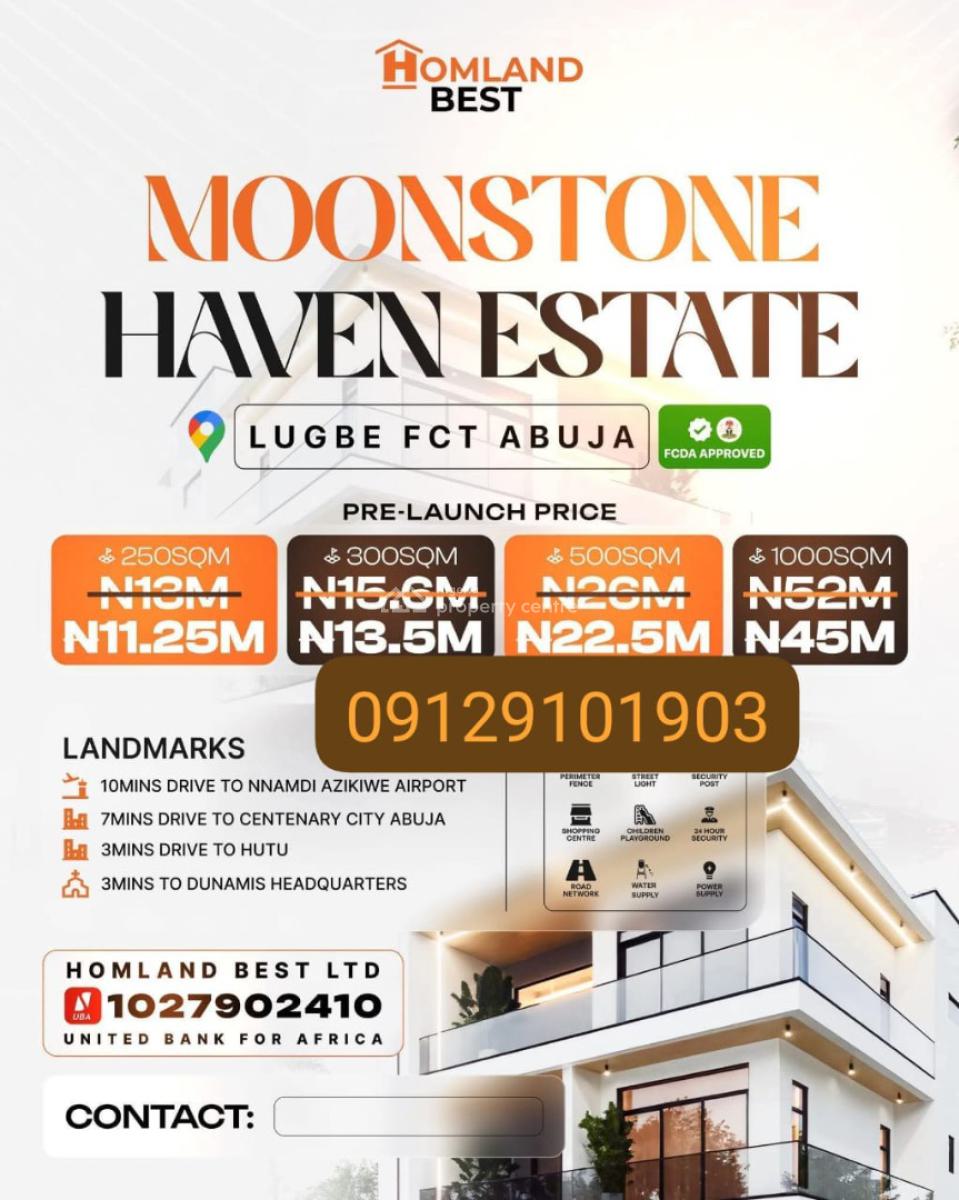 Plots of Luxury Lands in Lugbe, Some Minutes to Dunamis Headquarter, Lugbe District, Abuja, Mixed-use Land for Sale