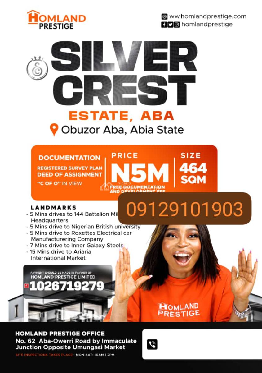 Plots of Affordable Lands in Aba, Obuzor Ukwa West, Ukwa, Abia, Mixed-use Land for Sale