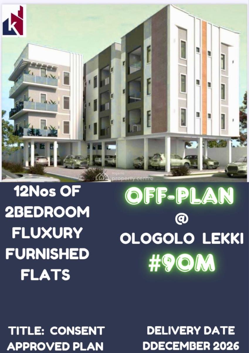 12 Nos of 2 Bedroom Luxury Finished Flat, Ologolo, Lekki, Lagos, Flat / Apartment for Sale