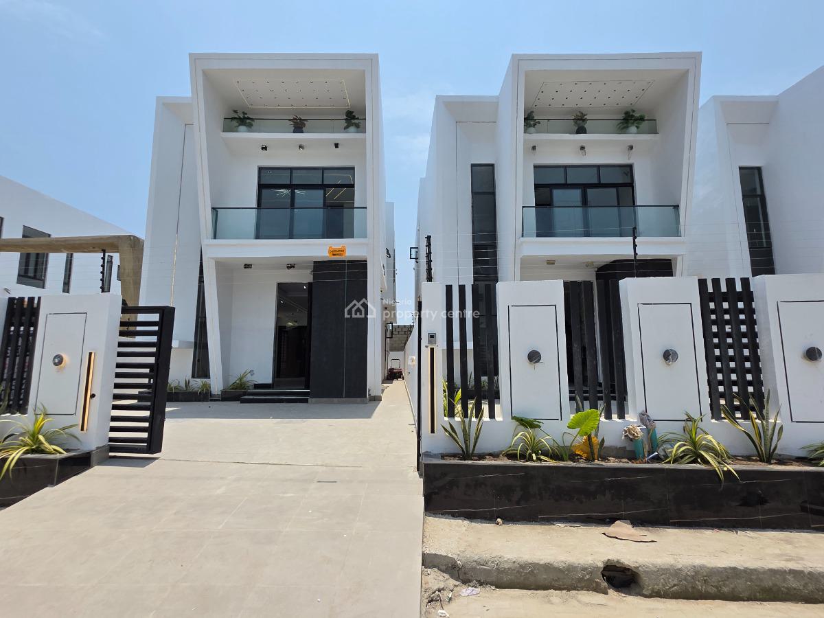 Fascinating 5 Bedroom Detached Duplex with Bq, By Chevron Tollgate, Lekki, Lagos, Detached Duplex for Sale