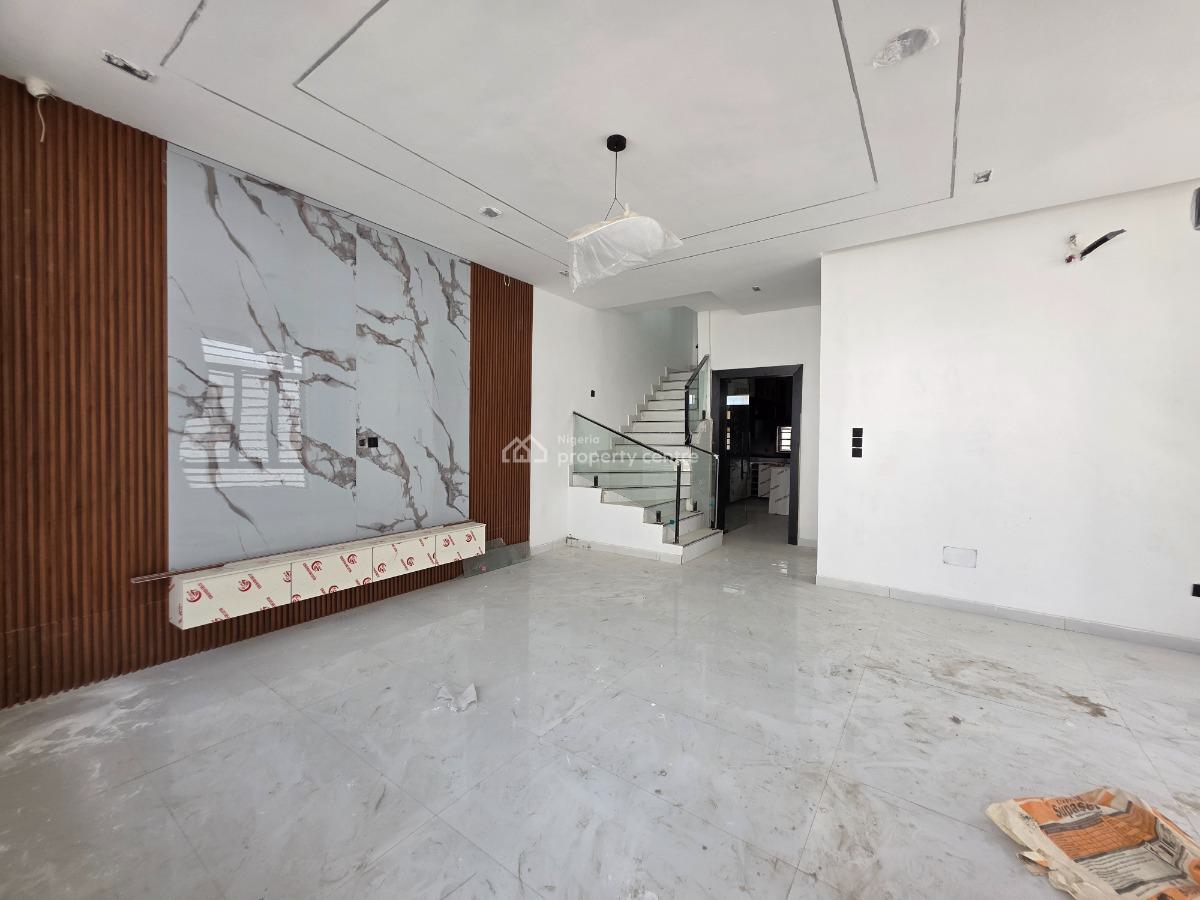 Elegant 4 Bedroom Semi-detached Duplex with Bq, Chevron Tollgate, Lekki, Lagos, Semi-detached Duplex for Sale