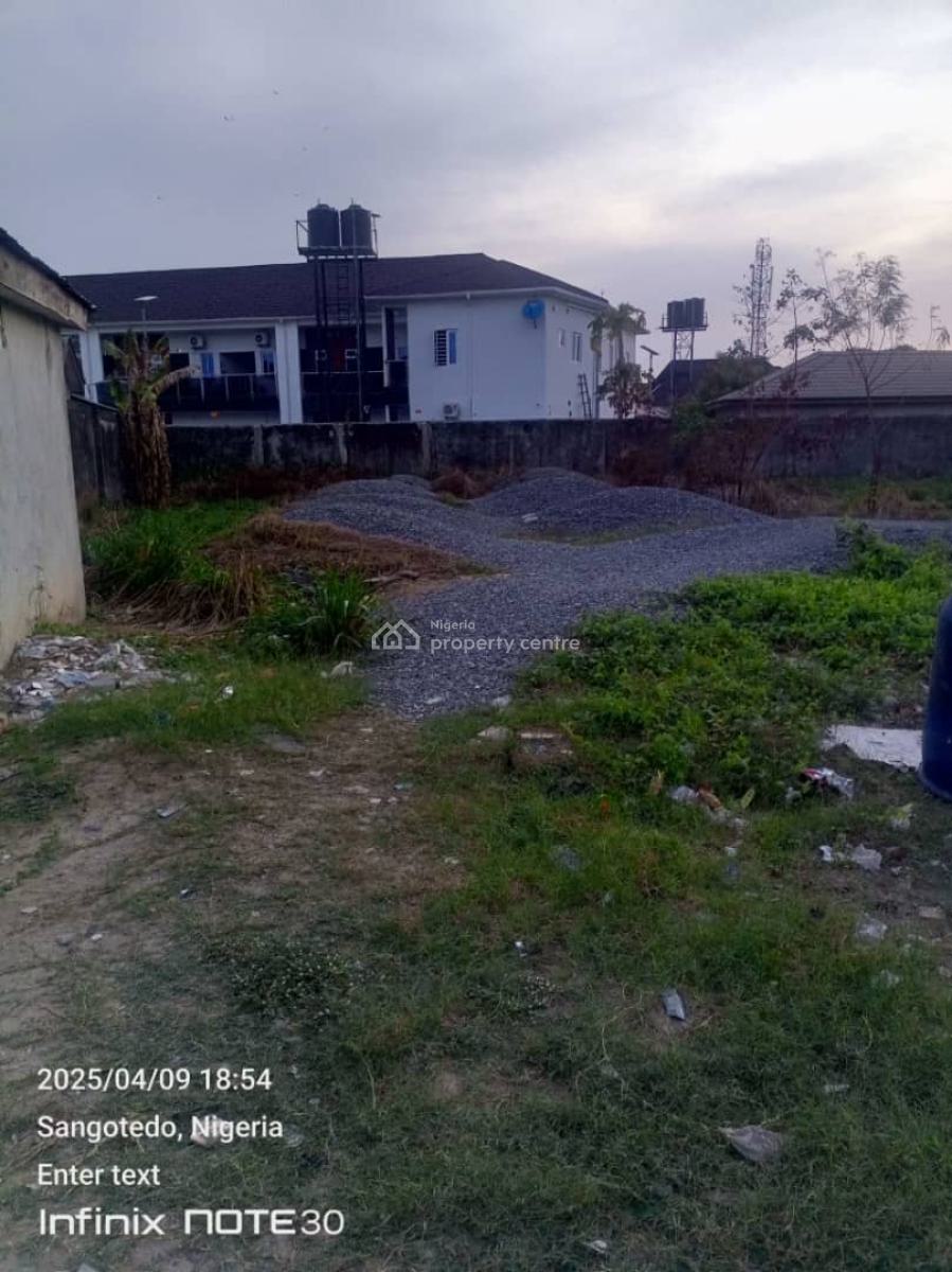 Pure Dry 2300 Square Meters Land, Majek Estate, Sangotedo, Ajah, Lagos, Mixed-use Land for Sale