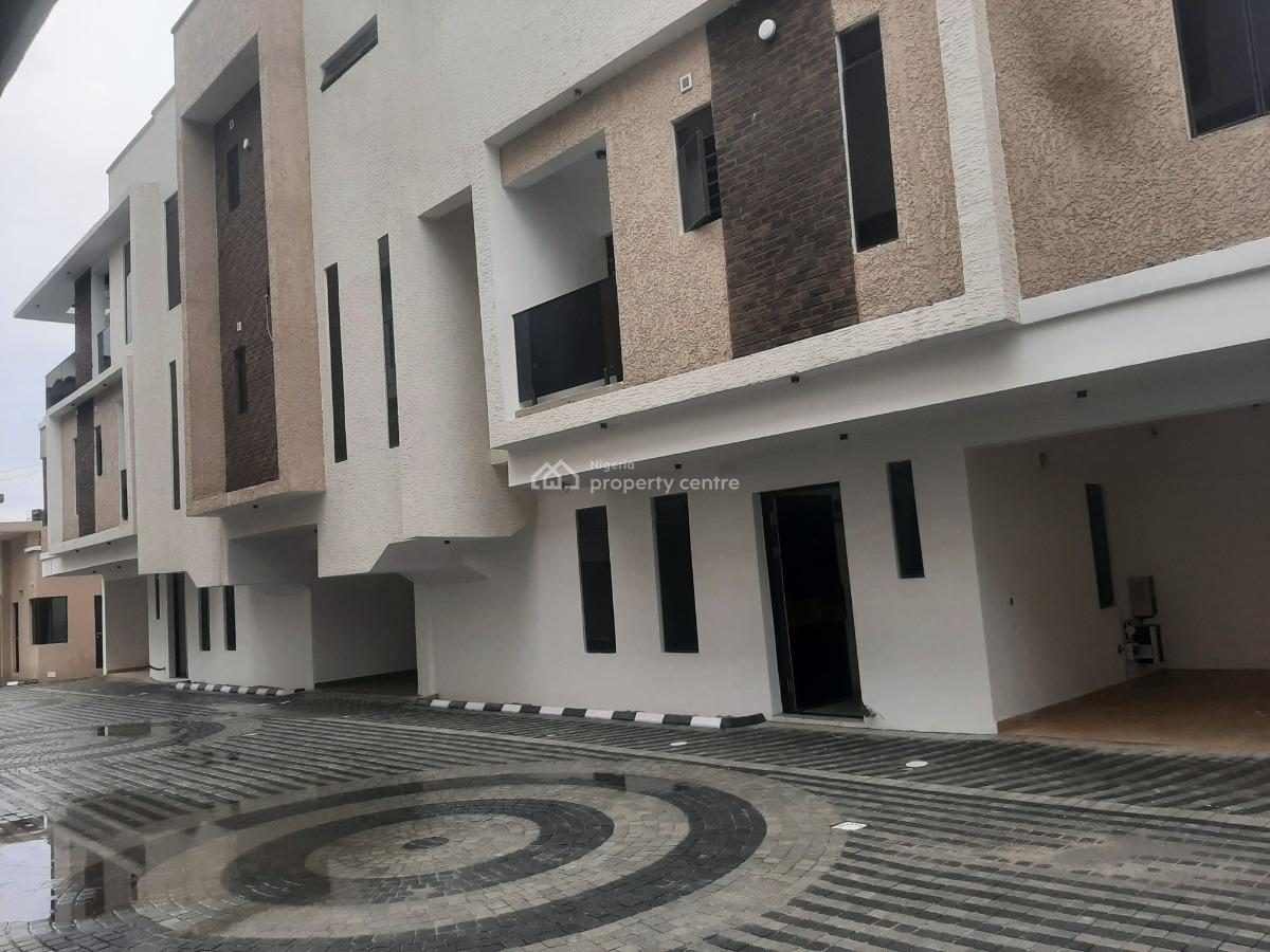 Newly Built and Serviced with 24/7 Power Supply 4 Bedroom En-suite, Lekki Phase 1, Lekki, Lagos, Terraced Duplex for Sale