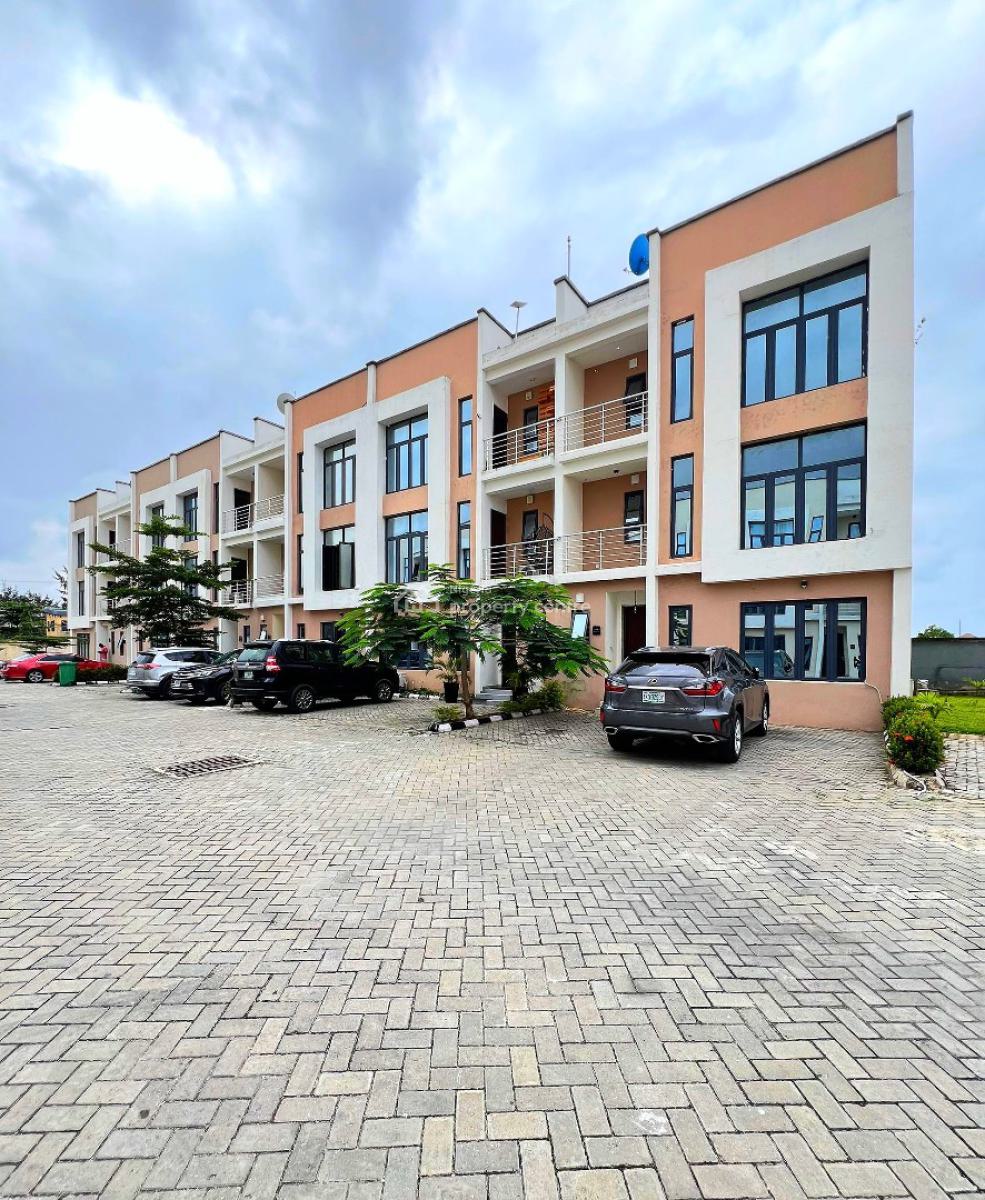 Furnished & Unfurnished 4-bedroom Terraced Duplex, Osapa, Lekki, Lagos, Terraced Duplex for Sale
