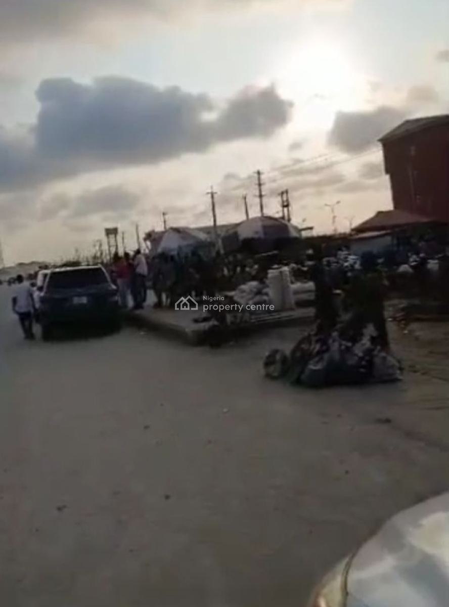 Land Measuring 6 Plots (video Available on Request), Facing Lekki-epe Expressway By Abraham Adesanya Roundabout, Ajah, Lagos, Commercial Land for Sale