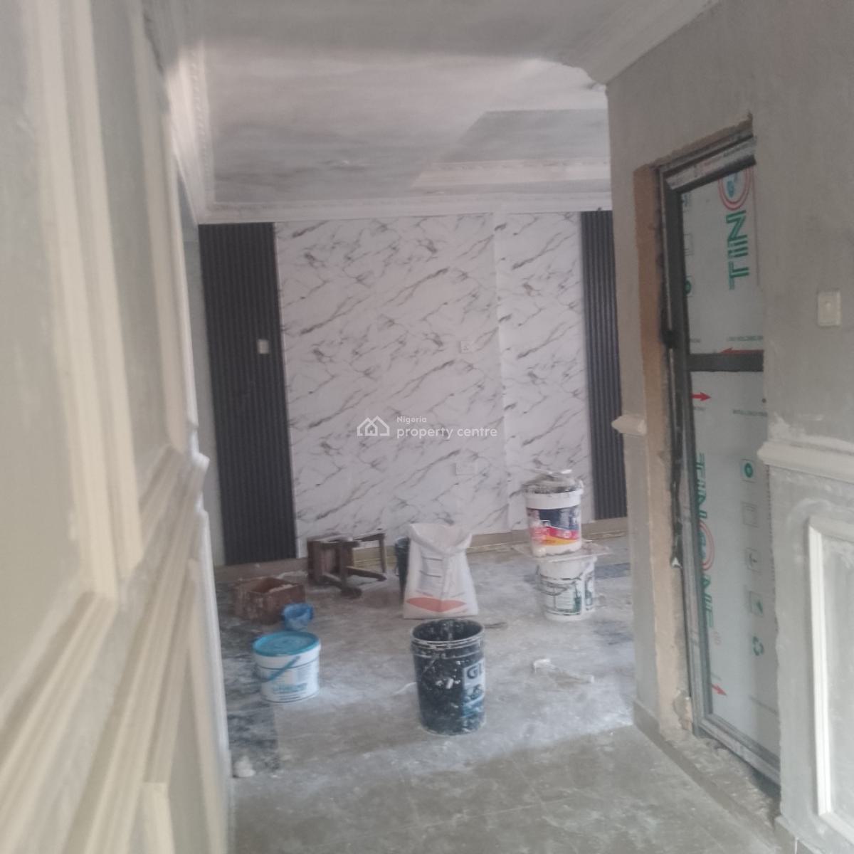Renovated 2 Bedroom Flat, Off Canal Estate, Ago Palace, Isolo, Lagos, Flat / Apartment for Rent