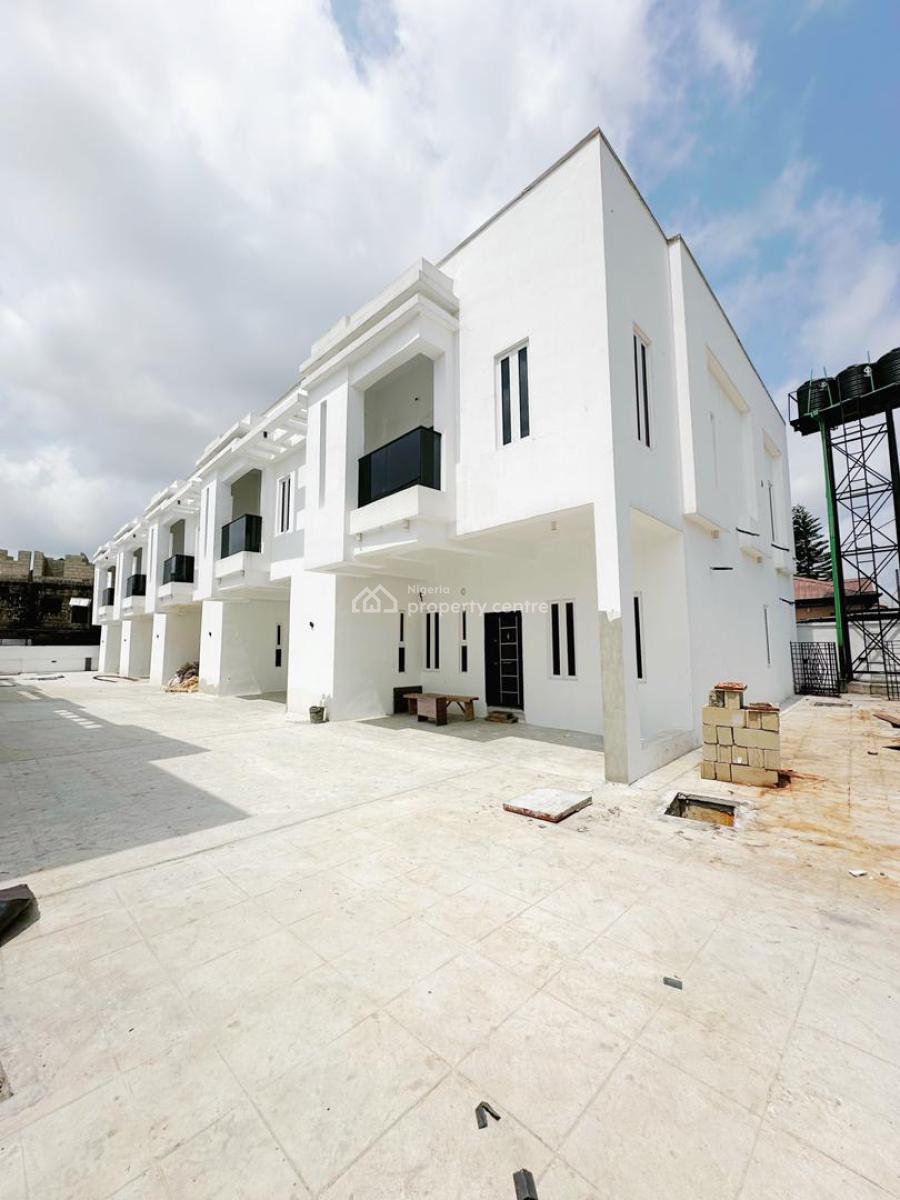 Luxury 4bedroom Terrace with Bq, Gym and Swimming Pool, Sangotedo, Ajah, Lagos, Terraced Duplex for Sale