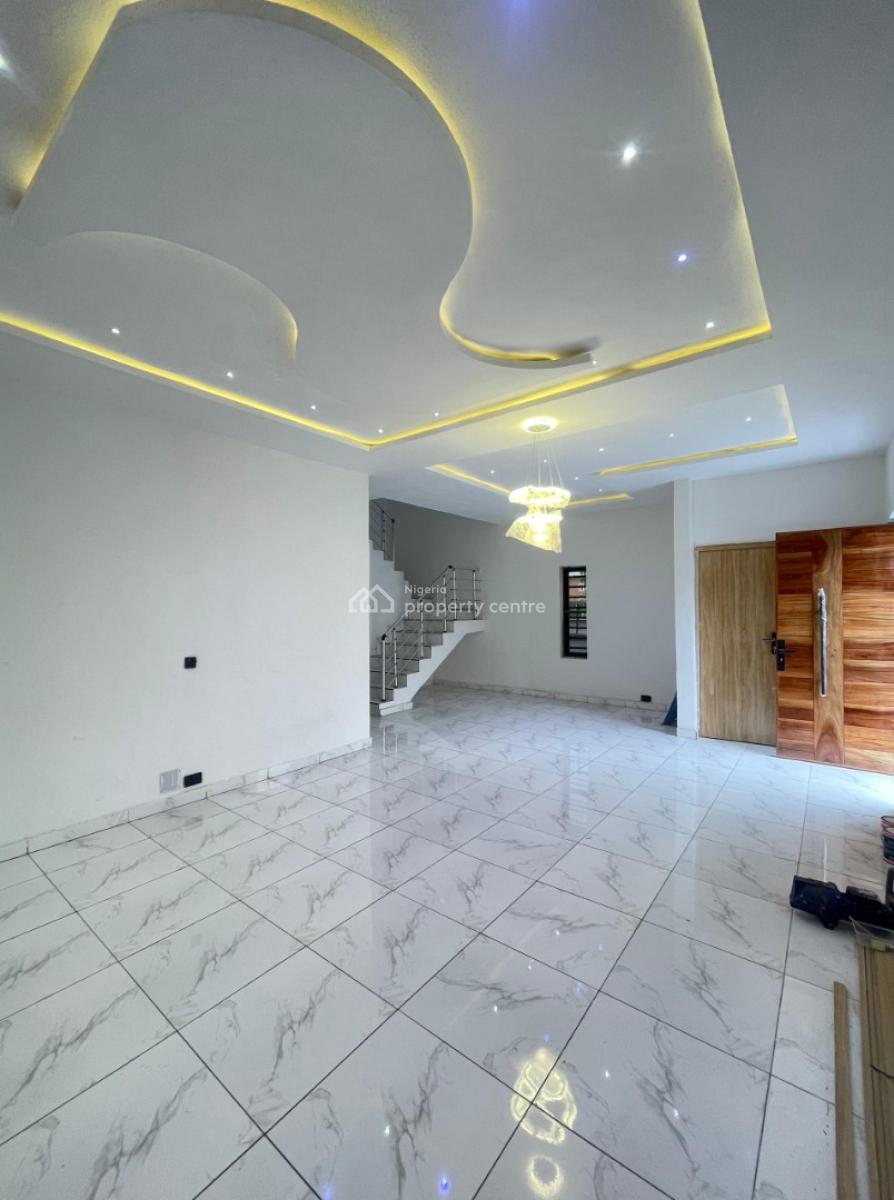 Nicely Built 4 Bedroom Semi Detached Duplex with Bq, Abijo, Ajah, Lagos, Semi-detached Duplex for Sale