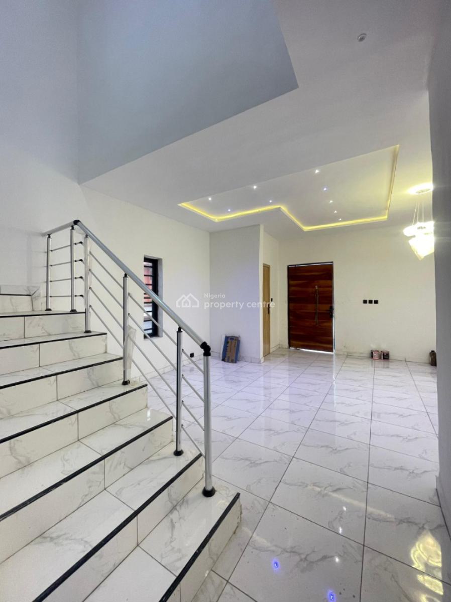 Nicely Built 4 Bedroom Semi Detached Duplex with Bq, Abijo, Ajah, Lagos, Semi-detached Duplex for Sale