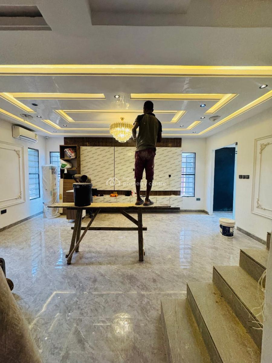 Newly Built 4-bedroom Semi-detached Duplex + Bq in an Estate, Within Agbaoku Estate, Perfect for Family Living, Rental Investment, Opebi, Ikeja, Lagos, Semi-detached Duplex for Sale