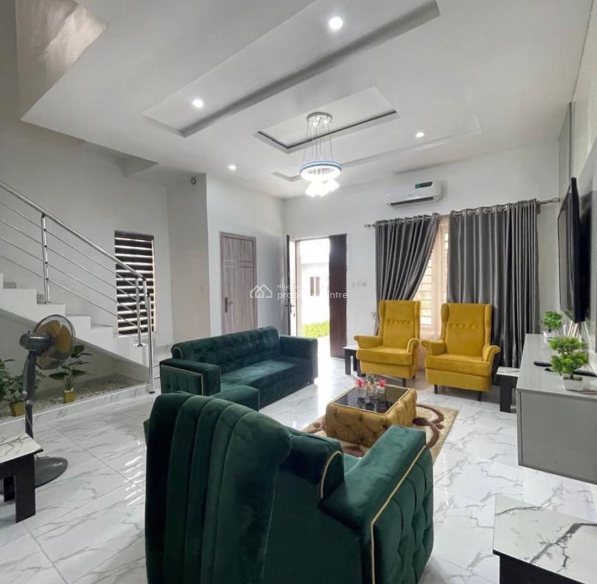 Spacious 4 Bedroom Terrace Duplex with Swimming Pool,gym House and Pla, Ikate,lekki, Ikate, Lekki, Lagos, Terraced Duplex for Sale