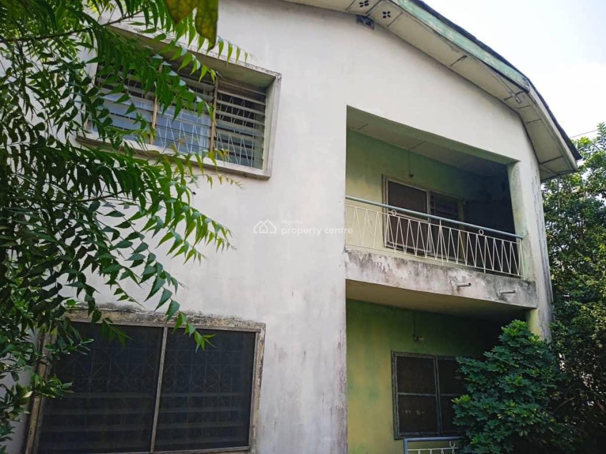 4 Bedroom Detached House with 2 Rooms Bq, Off Ogunlana Drive, Surulere, Lagos, Office Space for Rent