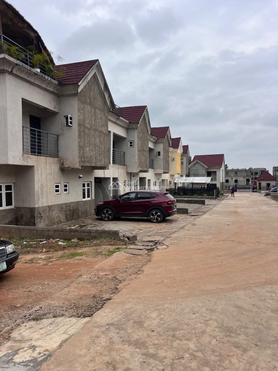 Spacious 4bedroom Terrace with Bq (external Finished), After Turkish Hospital, Idu Industrial, Abuja, House for Sale