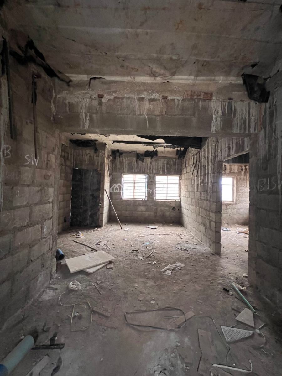 Spacious 4bedroom Terrace with Bq (external Finished), After Turkish Hospital, Idu Industrial, Abuja, House for Sale