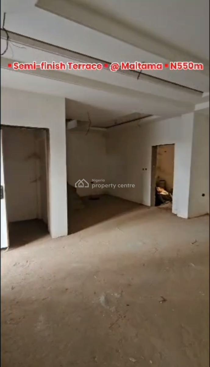 Brand New 4 Bedroom Terrace Duplex with Bq  (pre Finished), Maitama District, Abuja, Terraced Duplex for Sale