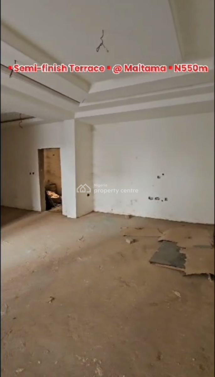 Brand New 4 Bedroom Terrace Duplex with Bq  (pre Finished), Maitama District, Abuja, Terraced Duplex for Sale
