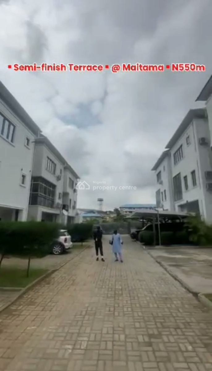 Brand New 4 Bedroom Terrace Duplex with Bq  (pre Finished), Maitama District, Abuja, Terraced Duplex for Sale