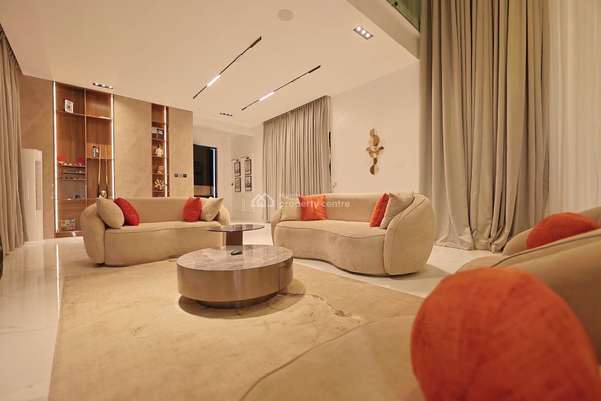 Newly Launched Luxury 5 Bedroom Self Compound with Top Notch Amenities, Chevron, Lekki, Lagos, Flat / Apartment Short Let