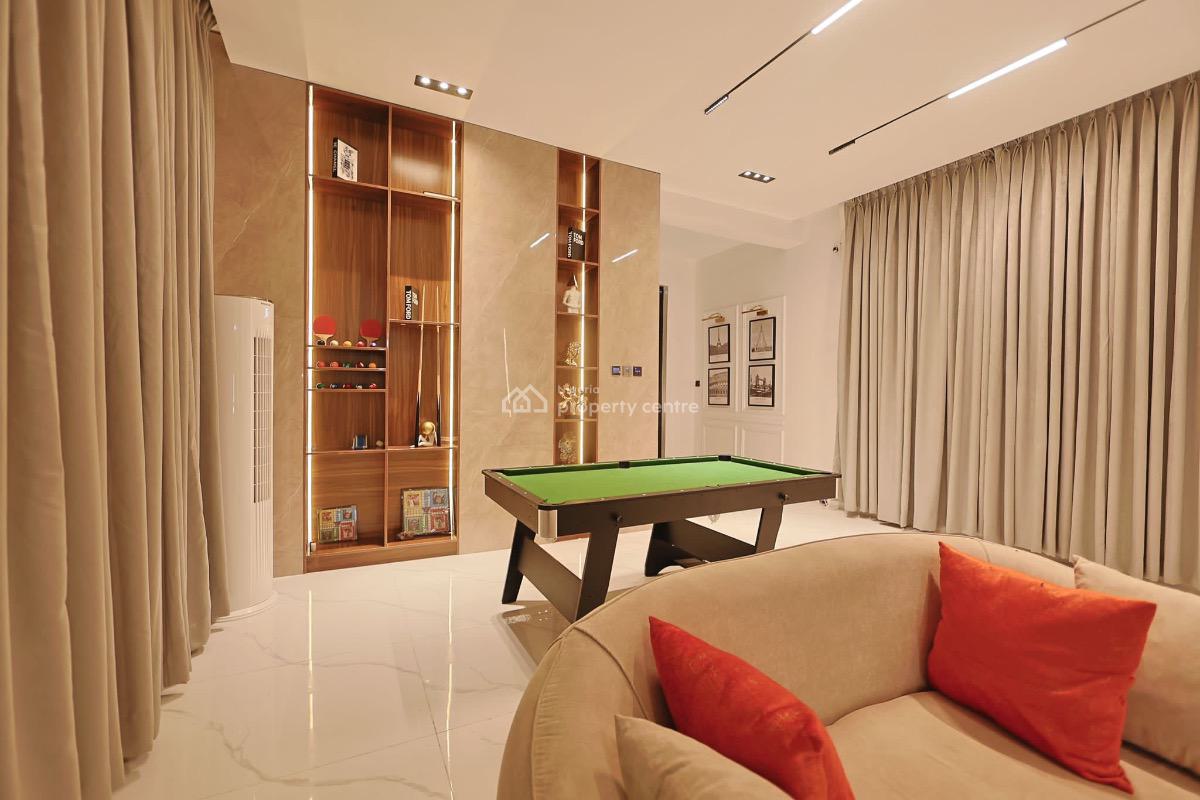 Newly Launched Luxury 5 Bedroom Self Compound with Top Notch Amenities, Chevron, Lekki, Lagos, Flat / Apartment Short Let