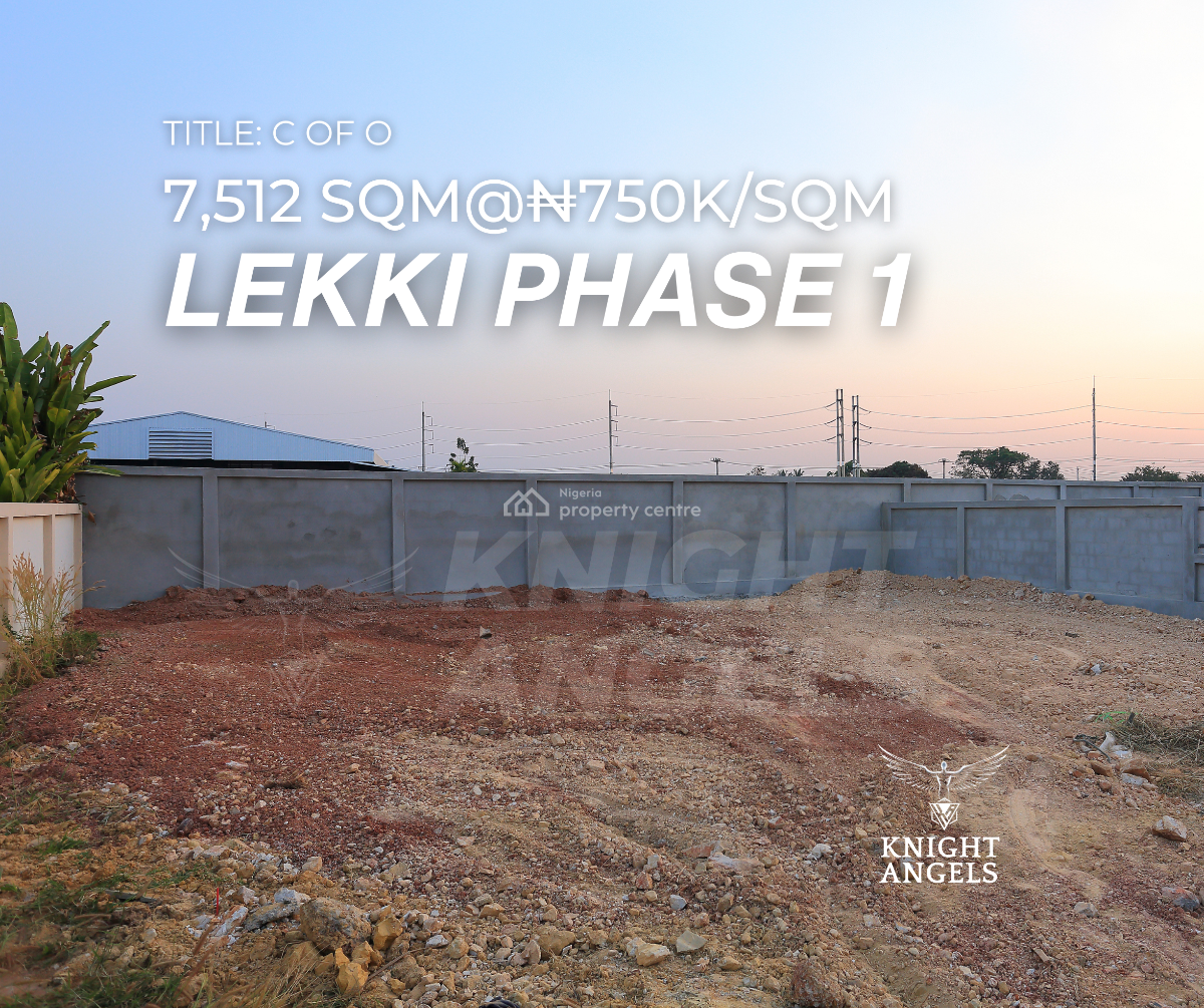 a Prime 7,512 Sqm Property, Lekki Phase 1, Lekki, Lagos, Mixed-use Land for Sale