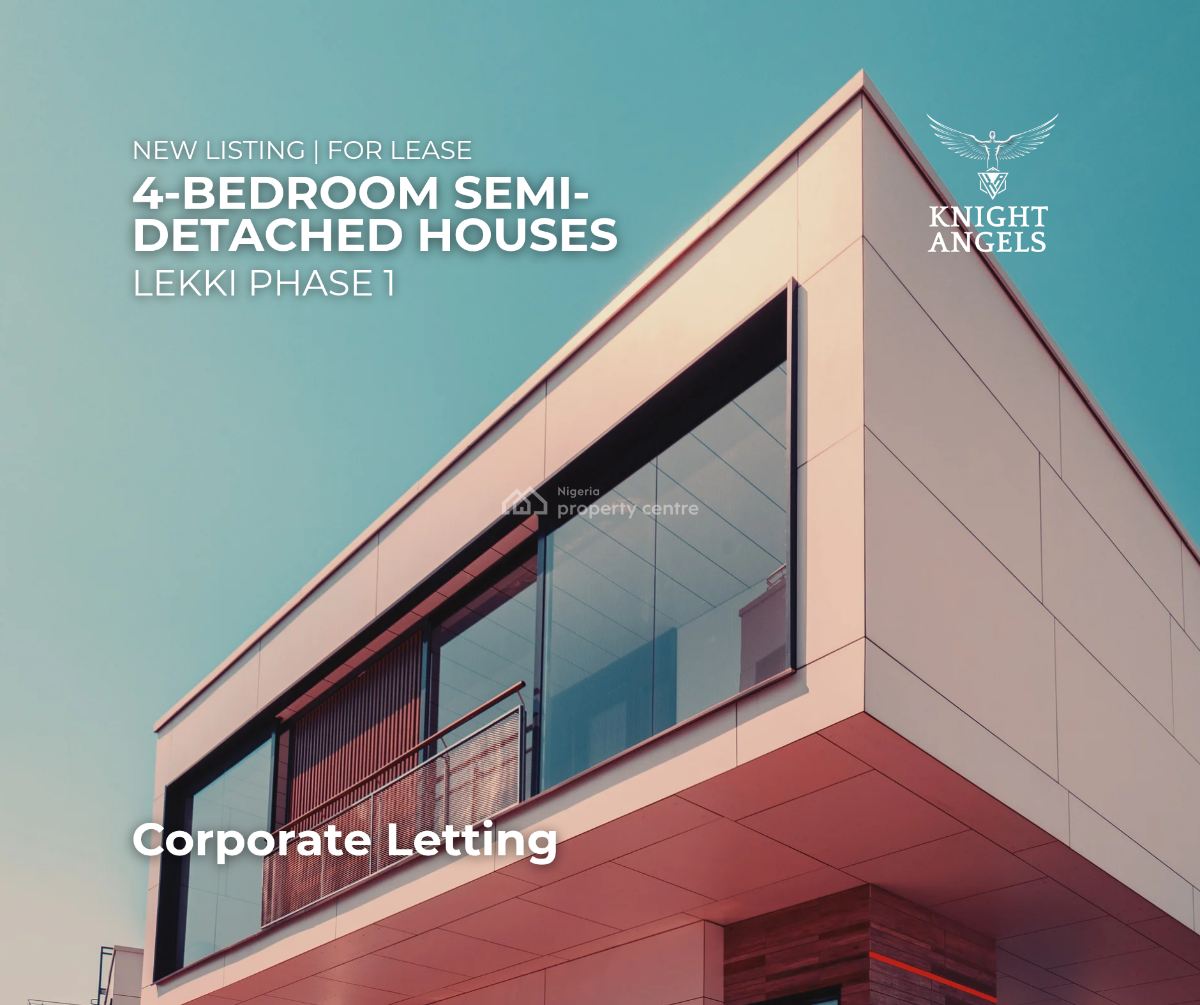 4 Units of 4-bedroom Semi-detached Houses, Lekki Phase 1, Lekki, Lagos, Semi-detached Duplex for Rent