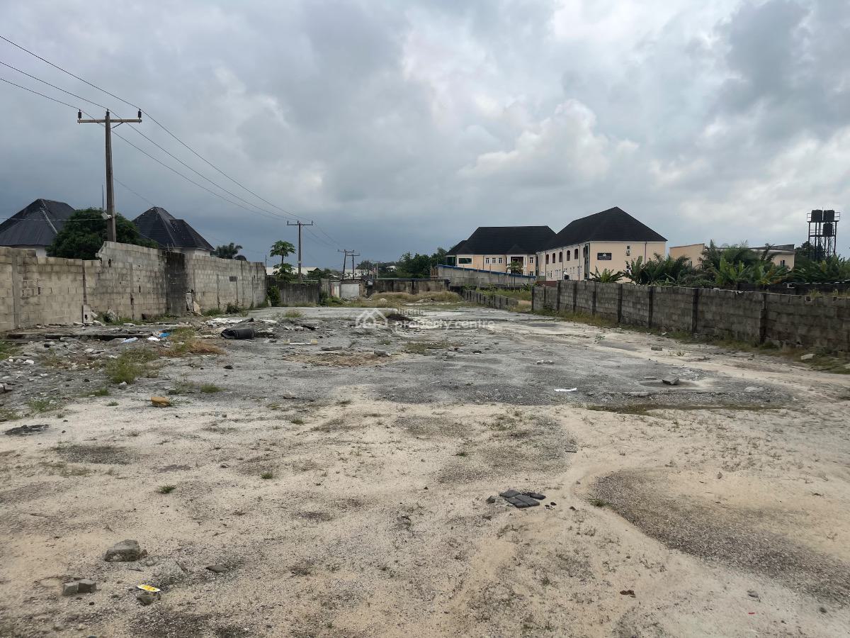 3 Plots of Fenced Land Facing Expressway, Abijo, Lekki, Lagos, Commercial Land for Sale