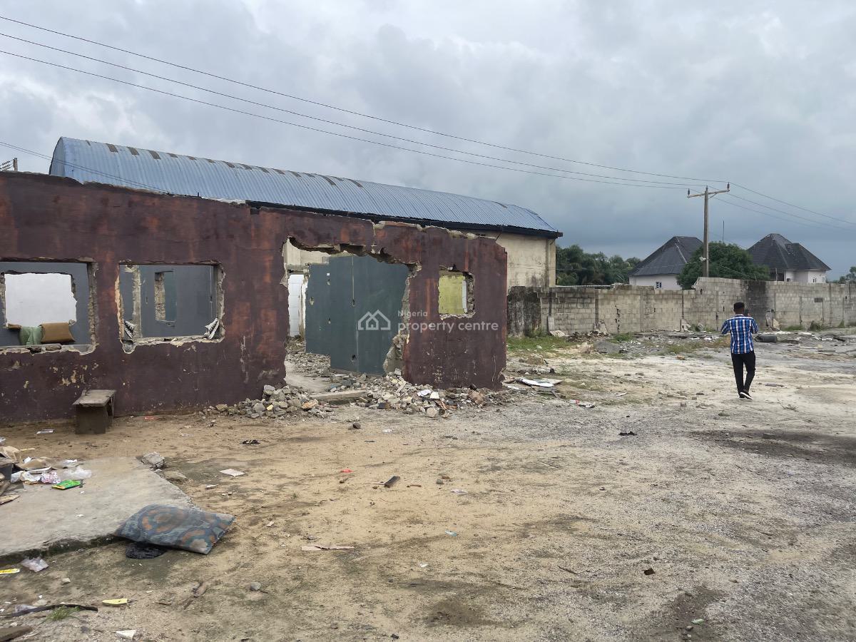 3 Plots of Fenced Land Facing Expressway, Abijo, Lekki, Lagos, Commercial Land for Sale