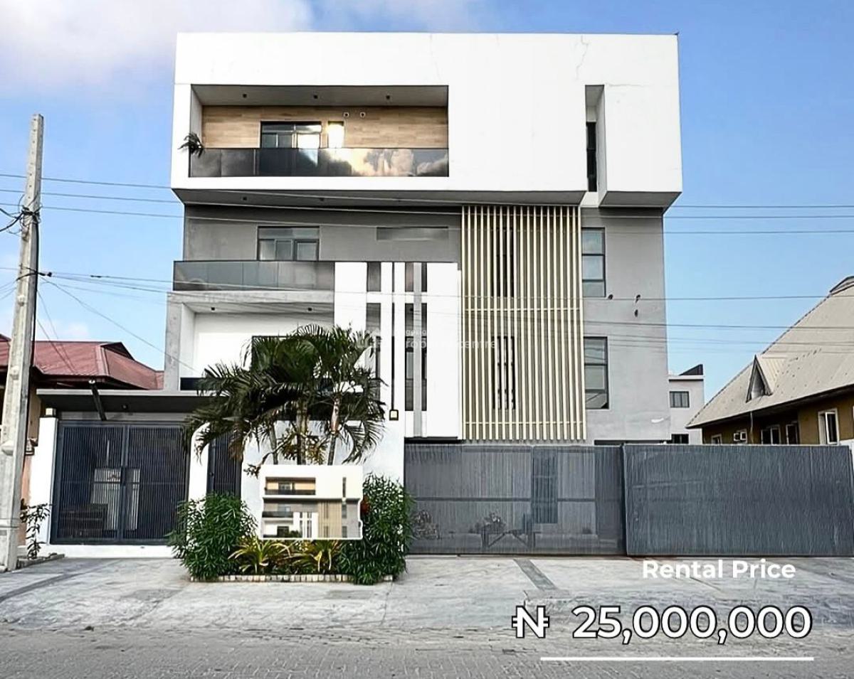 Beautiful 4-bedroom Terrace with a Bq, Lekki, Lekki Phase 1, Lekki, Lagos, Terraced Duplex for Rent