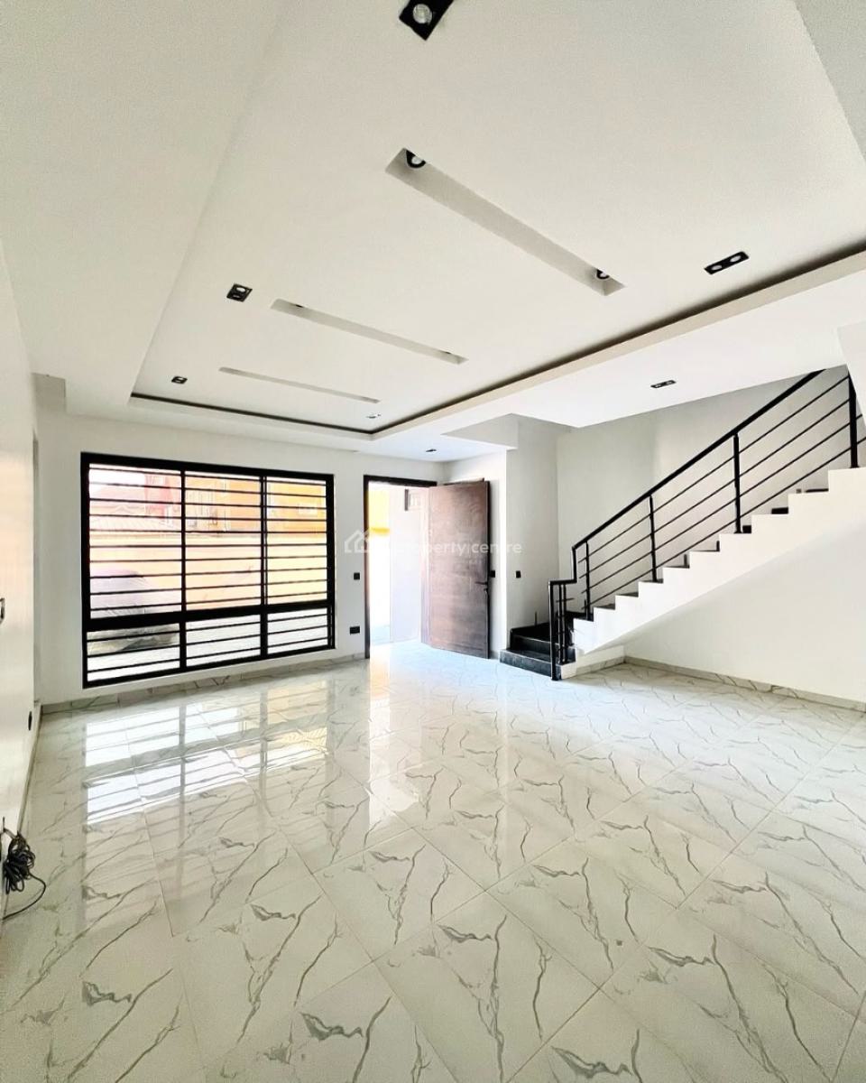 Beautiful 4-bedroom Terrace with a Bq, Lekki, Lekki Phase 1, Lekki, Lagos, Terraced Duplex for Rent