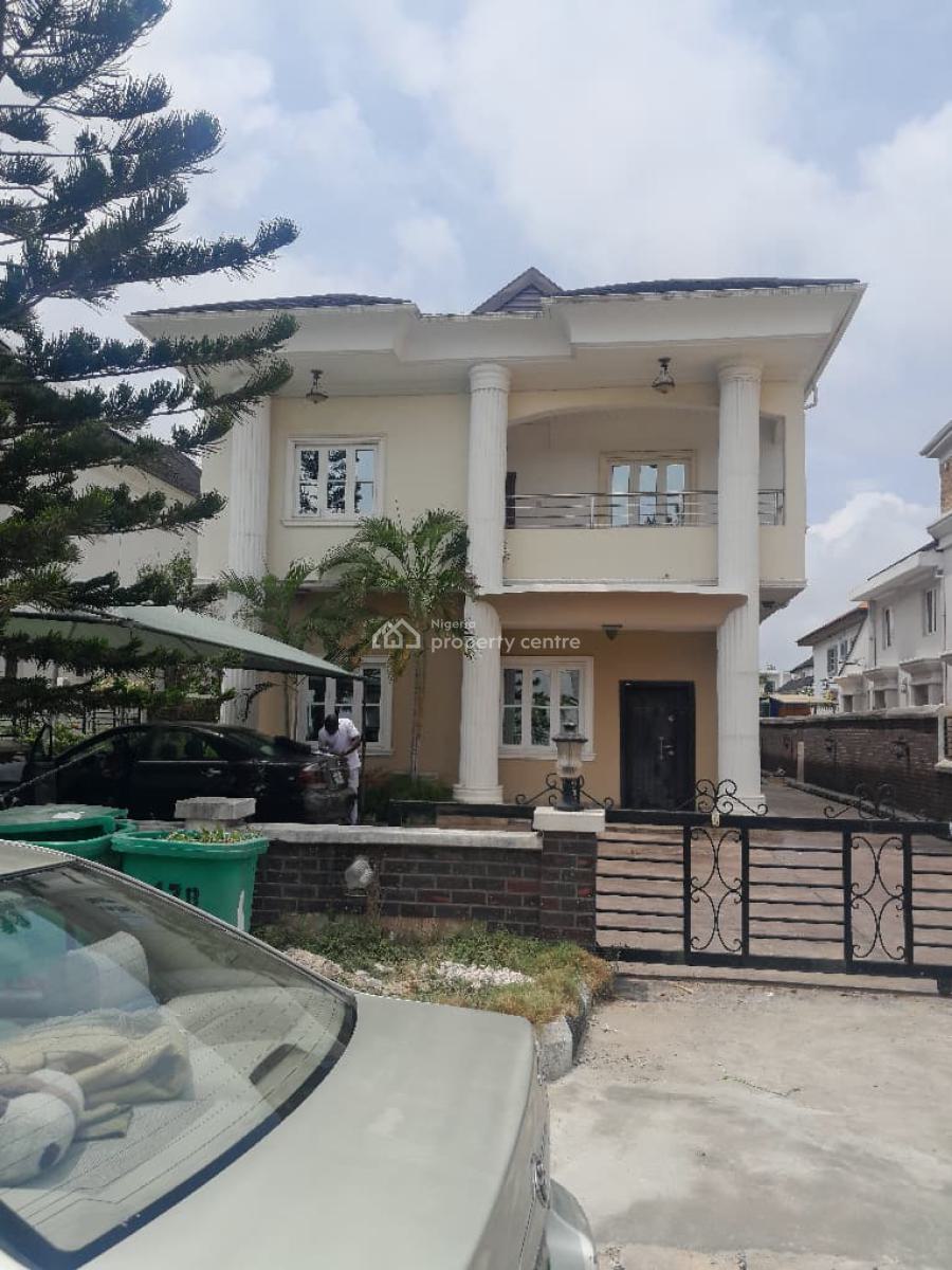 5 Bedroom Fully Detached House  in a Secure Estate, Chevron, Lekki, Lagos, Detached Duplex for Rent