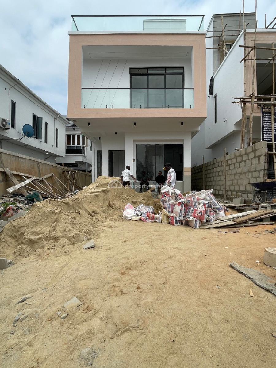 Elegant 5 Bedroom Detached on Two Floors with a Rooftop Terrace, Ologolo, Ologolo, Lekki, Lagos, Detached Duplex for Sale