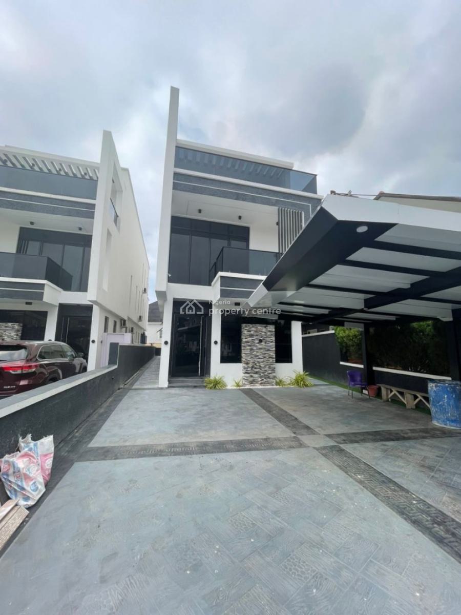 Luxurious 5 Bedroom Detached Duplex with Rooftop Terrace, Pool & Bq, Ikota, Lekki, Lagos, Detached Duplex for Sale