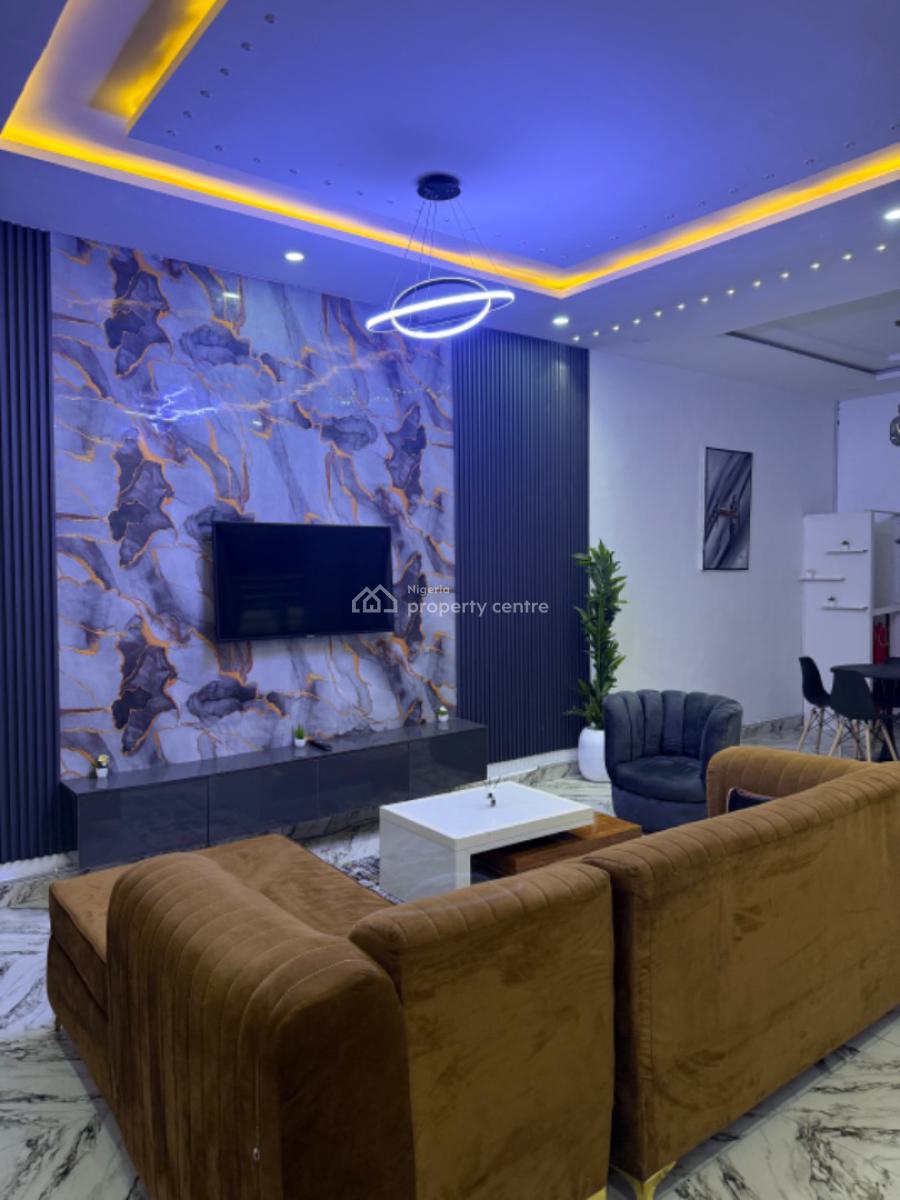 Beautifully Furnished 2-bedroom Apartment, Osapa, Lekki, Lagos, Flat / Apartment Short Let