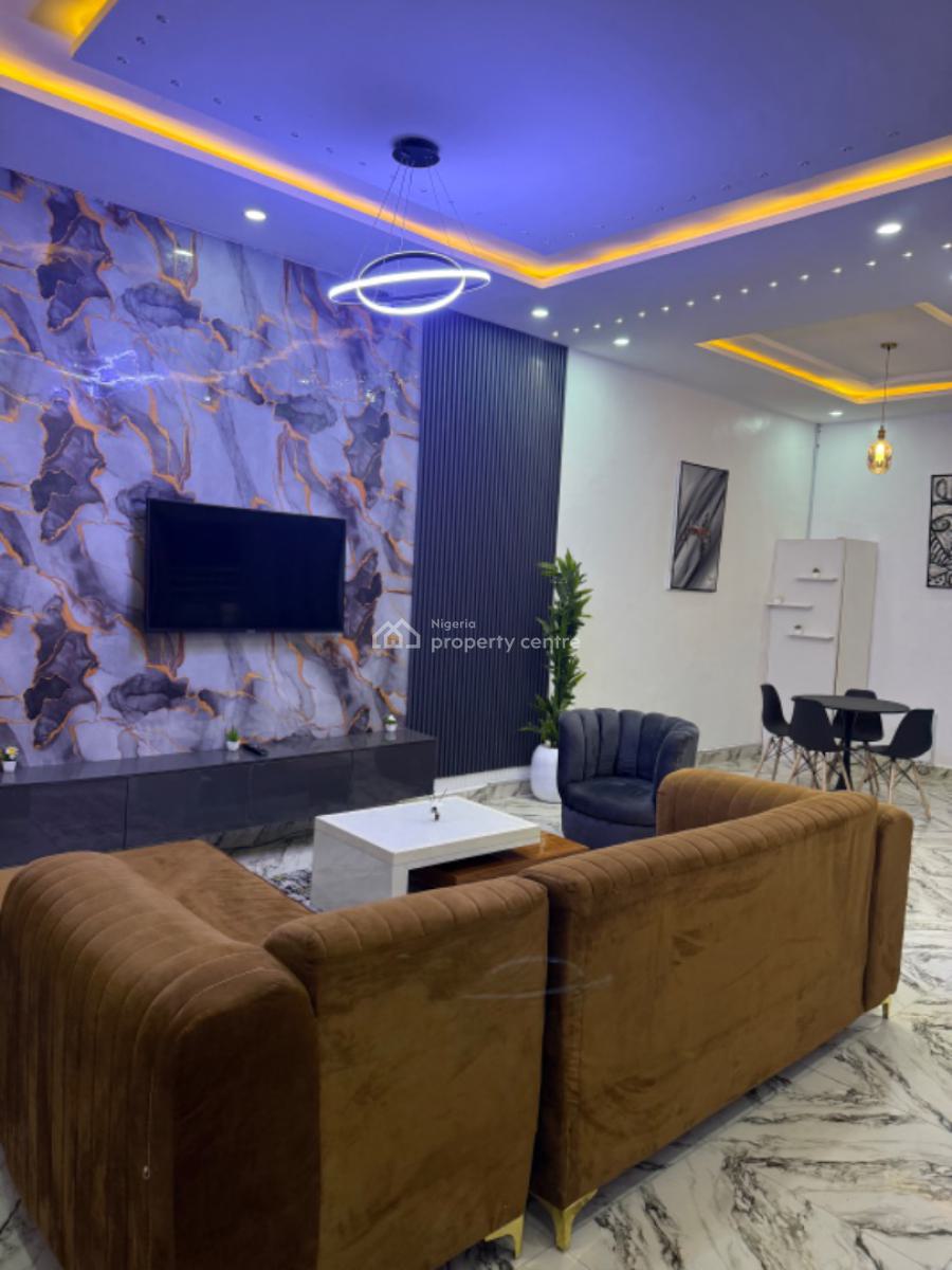 Beautifully Furnished 2-bedroom Apartment, Osapa, Lekki, Lagos, Flat / Apartment Short Let